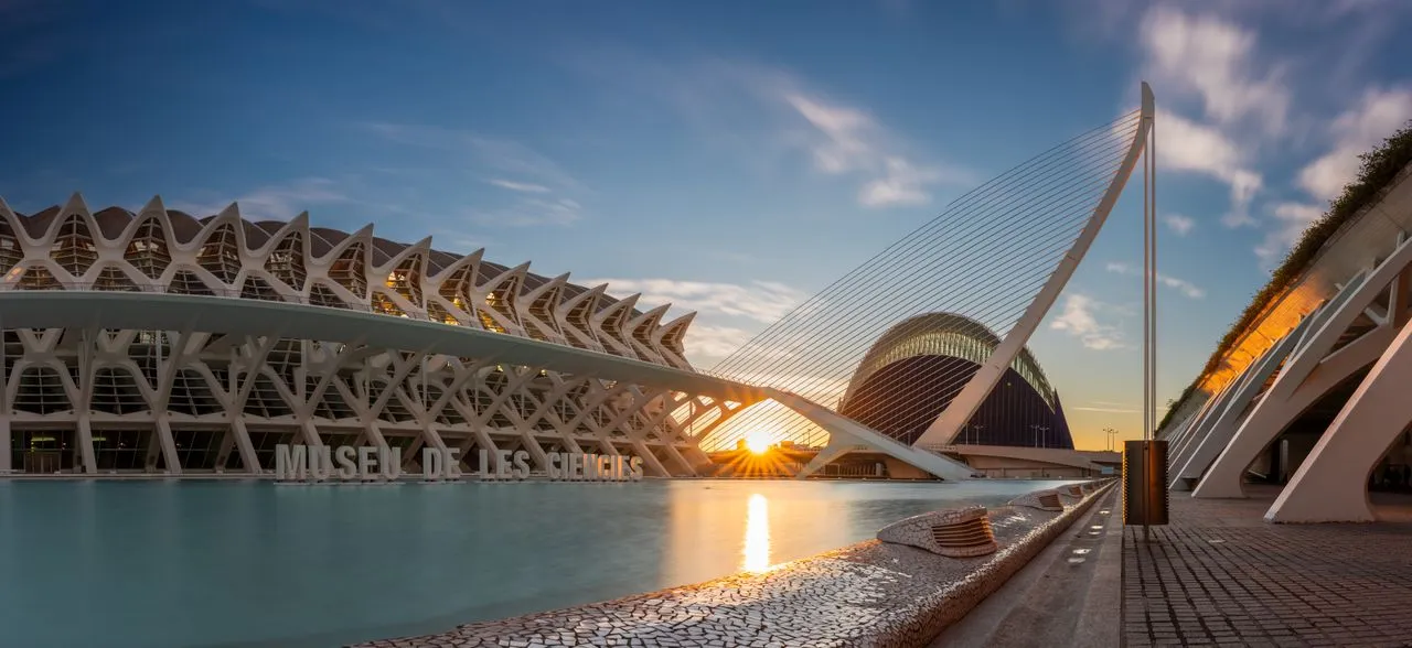 Vista de la Ciudad de las Artes y las Ciencias de Valencia